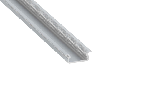Lumines Profil Typ IVO Silber, Nicht eloxiert, 2,02 m