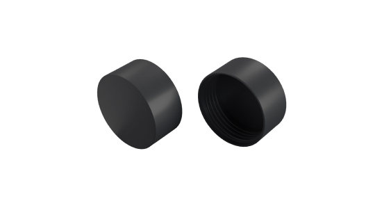 LUMINES SFERO ALU Endkappe MS1 schwarz eloxiert