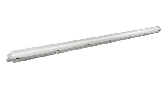 TRI-PROOF LED Feuchtraumleuchte EVOX 150 cm 40–80 W 4000 K PC