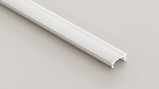 Abdeckung für Profil TEKKNI S10 PC milky 2,02 m