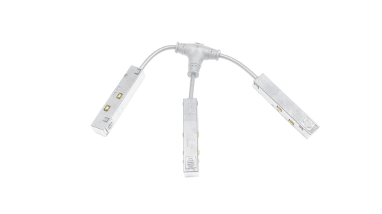 LUMINES GENESIS Magnet-Schiene Stromeinspeisung Typ T weiß