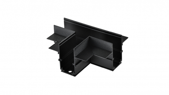 LUMINES GENESIS Magnetische Schiene unterputz T-Anschluss schwarz