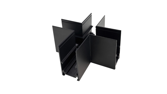 LUMINES GENESIS Magnet-Schiene Aufbau + Verbinder schwarz