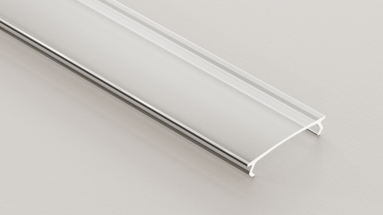 Abdeckung für Profil TEKKNI M22 PC transparent 2,02 m