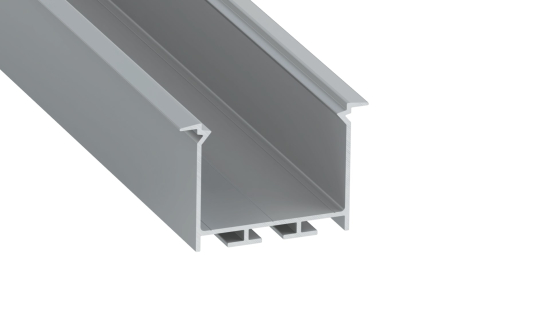 TEKKNI HEDE Set, silber, transparent Abdeckung, 3 m