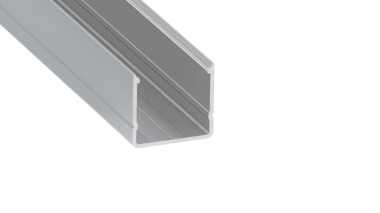 Lumines Profil Typ RAI Silber, Nicht eloxiert, 3 m