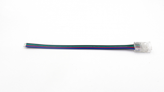 LED PRO B Stecker 4PIN 10mm 1-seitig mit Kabel