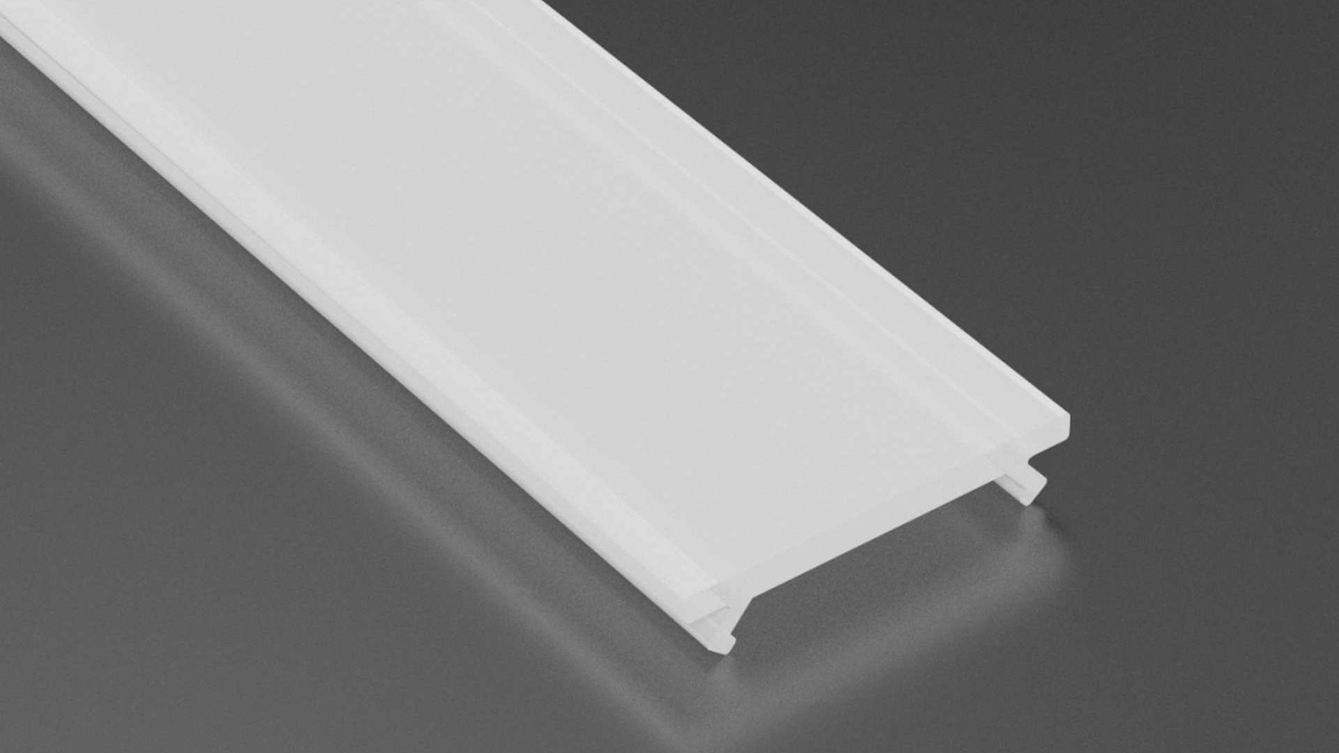 Abdeckung für Profil Lumines BASIC PC milky 1 m