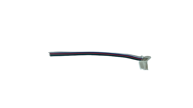 Verbinder LED-Streifen RGB-Streifen 10 mm Verbinder mit Riegeln einseitig