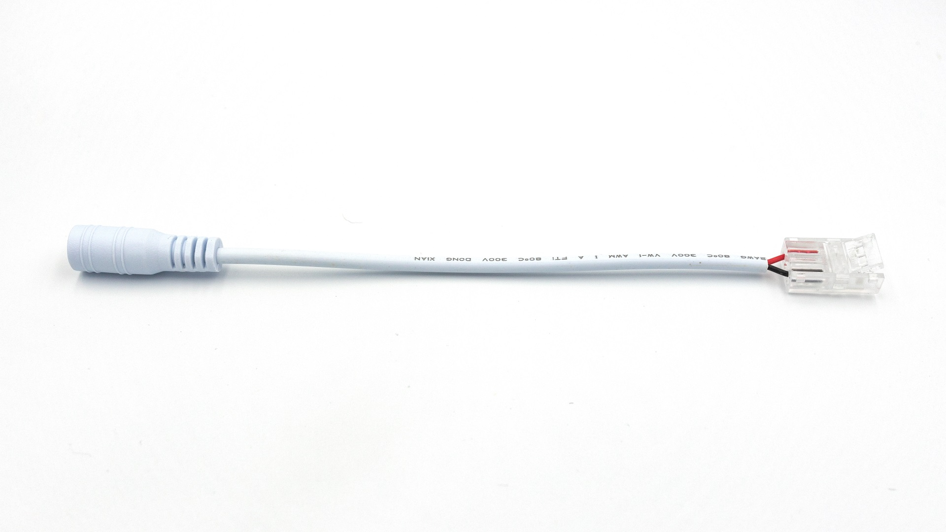 LED PRO D COB 2PIN Stecker 10mm - DC 2.1 / 5.5 Buchse
