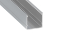 Lumines Profil Typ RAI Silber, Nicht eloxiert, 1 m
