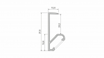 Lumines Profil Typ Q20 Inox, eloxiert, 3 m