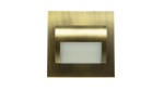 LED-Treppenleuchte 12V DECORUS Neutral, Messing