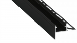 Lumines Profil Typ MITO Schwarz, lackiert 3 m