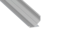 Lumines Profil Typ AGO Silber, Nicht eloxiert, 2,02 m