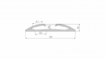 Lumines Profil Typ Reto Inox, eloxiert, 3 m