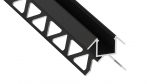 Lumines Profil Typ CANTO Schwarz, lackiert 1 m