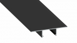 Lumines Profil Typ Plato Schwarz, lackiert, 1 m