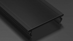 Abdeckung für Profil Lumines DOUBLE PMMA schwarz 1 m