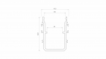 Lumines Profil Typ Strada M3 Silber, eloxiert, 1 m