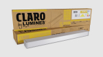 Beleuchtungskörper LUMINES Claro silbern eloxiert 4000K 60 cm
