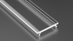 Abdeckung für Profil Lumines BASIC transparent 3 m