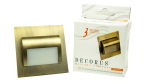 LED-Treppenleuchte 12V DECORUS Neutral, Messing