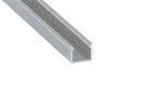 Lumines Profil Typ SEI Silber, Nicht eloxiert, 1 m